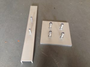 Vibrator mounting pieces