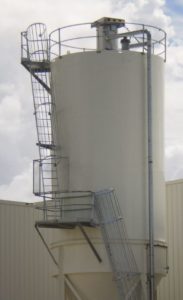 Silo Duct to ground