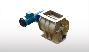 Blow through rotary valve