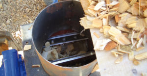 wood chip rotary feeder