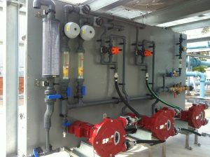 Lime Dosing Peristaltic Pump Skid