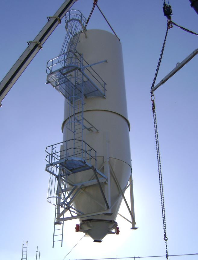 Hydrated Lime Silo Bin Activator for Flow