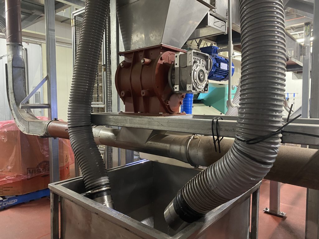 Macadamia Shells Lean Phase Pneumatic Conveying System