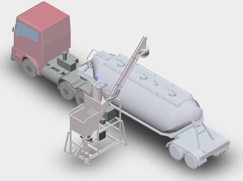 Mobile Bulk Bag Unloader