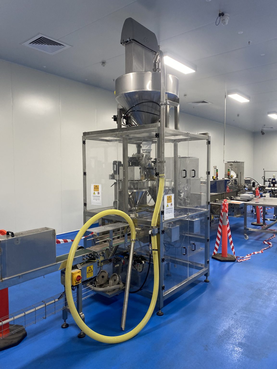 Vacuum Powder Transfer for Packing Line Filquip