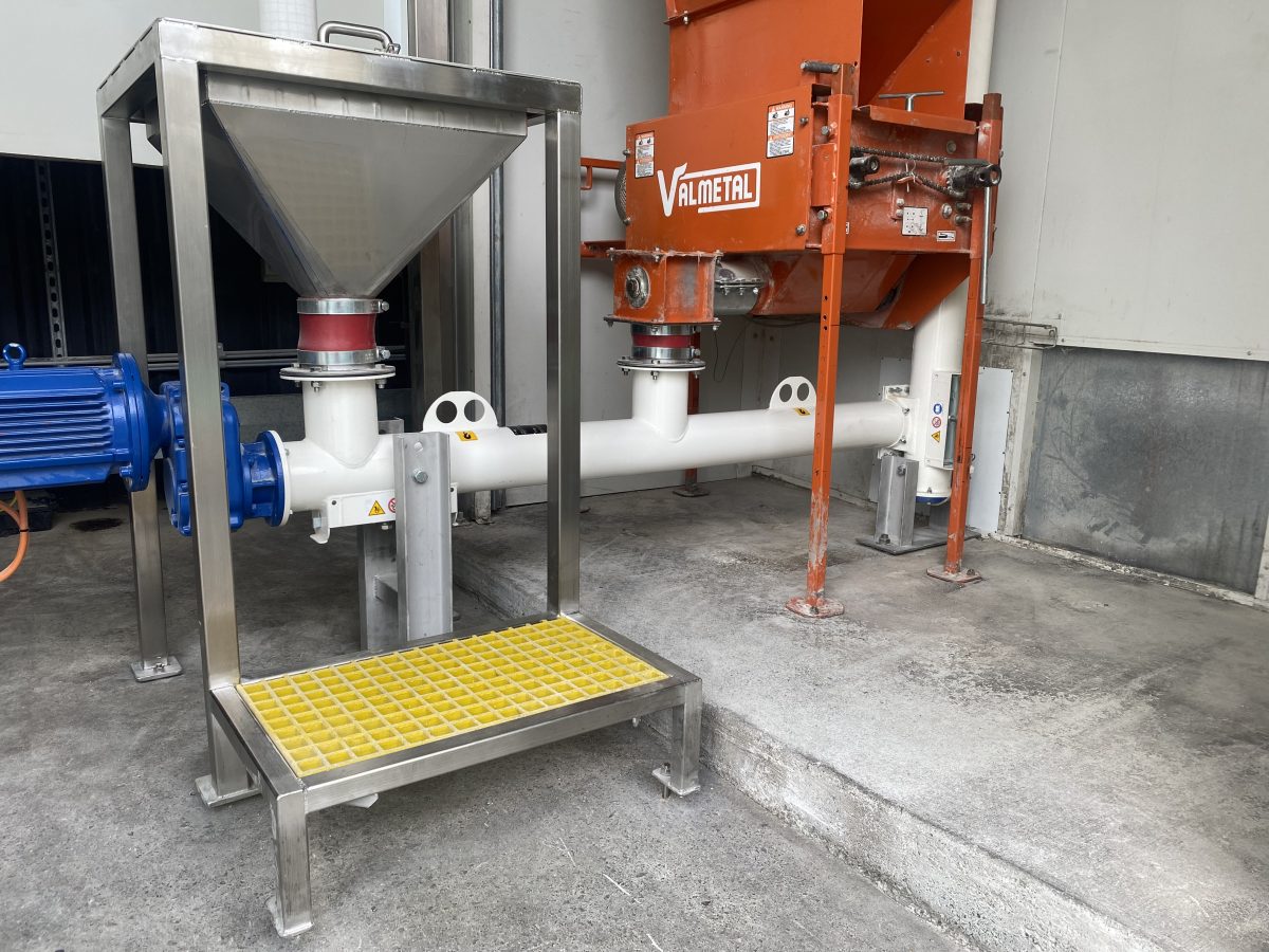 Brewery Grain Handling Tip in Stations and Conveyors Filquip