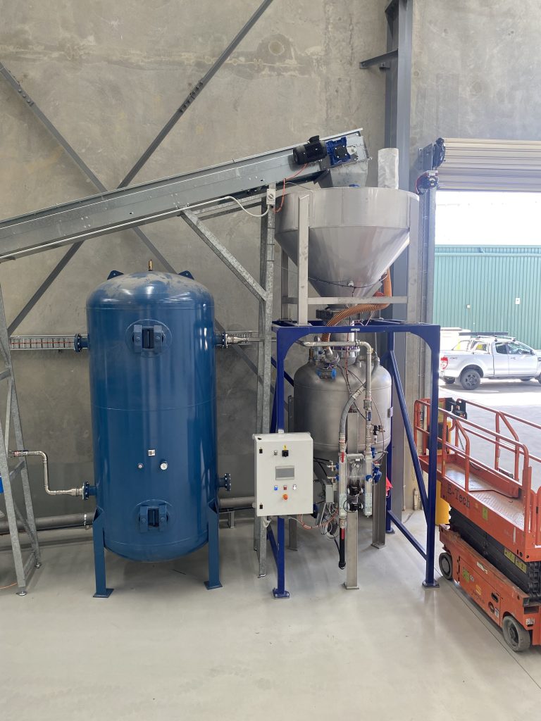 Stainless Steel Dense Phase Conveying pressure vessel AS1210
