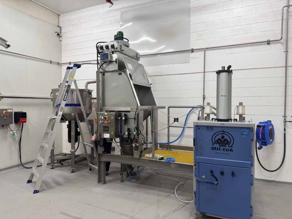 food product 25kg bag conveyor