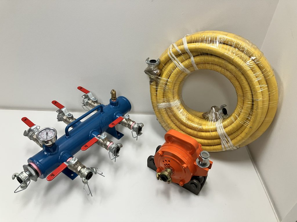 Filquip Pneumatic Vibrator Compressed air manifold for HFP