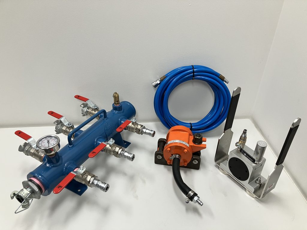 Filquip Pneumatic Vibrator Compressed air manifold for OT